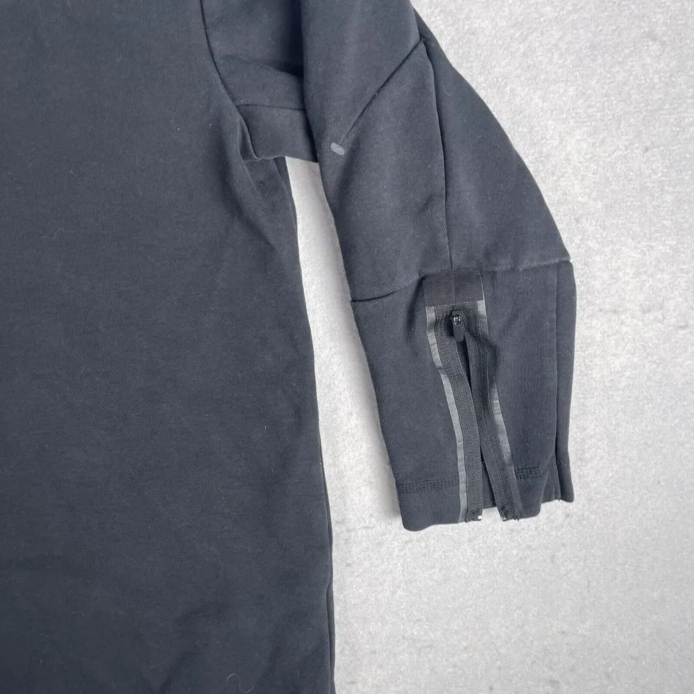 Nike Crew Neck Pull Over Sweater 3/4 Sleeve Men‎ Small Black